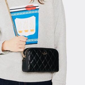Kate Spade Black Quilted Women's Bag